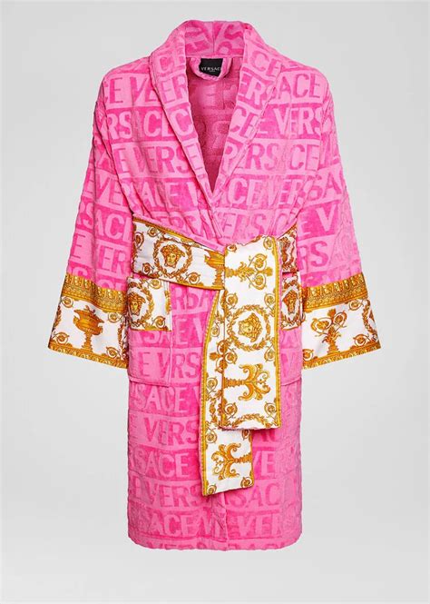 versace pink robe replica|versace kimono.